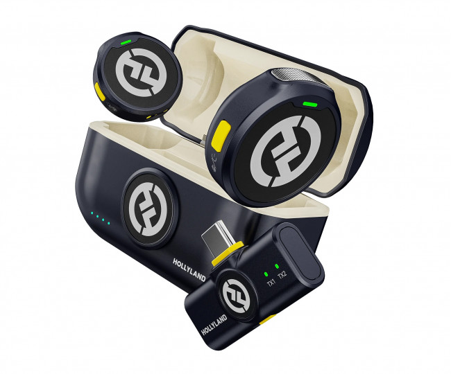 Мікрофонна радіосистема Hollyland Lark M2 Duo with USB-C Plug (black)